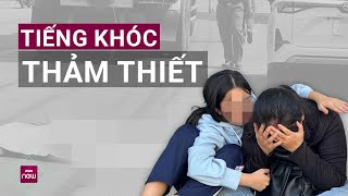 Tiếng khóc xé lòng của người vợ sau vụ tai nạn thảm khốc khiến chồng ra đi mãi mãi ở Bình Dương