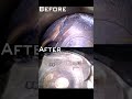 Piston Carbon buildup cleaning in less than 5 Minutes #shorts