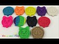 Learn Colors and Numbers with Play Doh Disney Pixar Cars and Doraemon Molds Fun & Creative for Kids