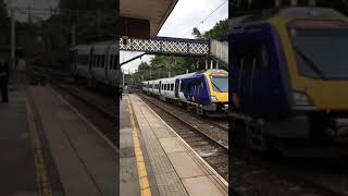 Northern Trains Class 195, 195007 passing Kidsgrove