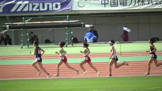 ⑨【西日本ジュニア女子3000m決勝Ａ組】2015織田記念陸上