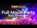 Walking on HAAD RIN BEACH / Koh Phangan (Thailand) 🇹🇭- Full Moon Party - 4K (UHD)