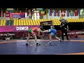 1/4 WW - 62 kg: N. BULANAYA (BLR) v. A. KASABIEVA (RUS)