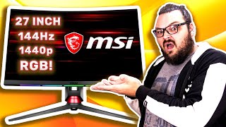 This Monitor Is INSANE! | MSI OPTIX MPG27CQ Review