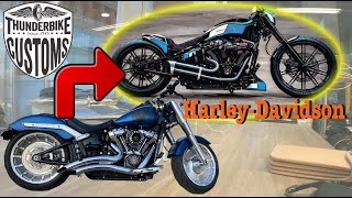 【Harley-Davidson】ファットボーイを完全フルカスタム❗️総費用１０００万！？【FLFBS】