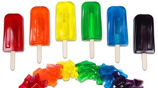 How to Make Satisfying Rainbow Popsicles and Ice Cream Scoops | Fun & Easy DIY Jello Desserts!
