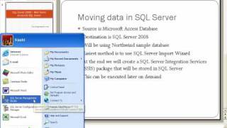 SQL Server Integration Services (SSIS) Basics - MSSQL 2008