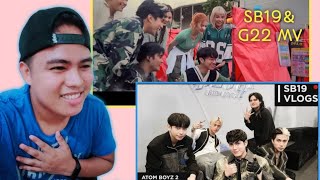 [SB19 VLOGS] ATOM BOYZ • Ating Pasko SB19xG22 MV Live Reaction