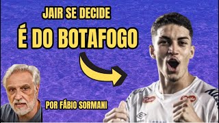 JAIR ACEITA PROPOSTA E VAI PARA O BOTAFOGO