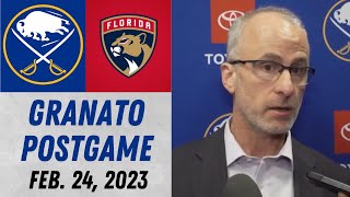 Don Granato Postgame Interview vs Florida Panthers (2/24/2023)