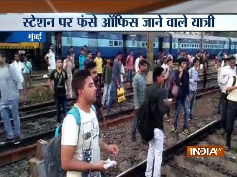 Mumbai Rail Roko: Local Train Services Disrupted After Protests By Job ...