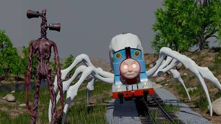 Thomas The Tank Engine Meet Siren Head - Cinematic Animation