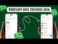 The Easiest WayTo Transfer WhatsApp Chats from Android to iPhone.  (2026)