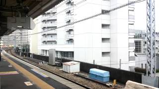 京王高尾線　京王8000系　準特急高尾山口行　高尾駅の入線･到着シーン