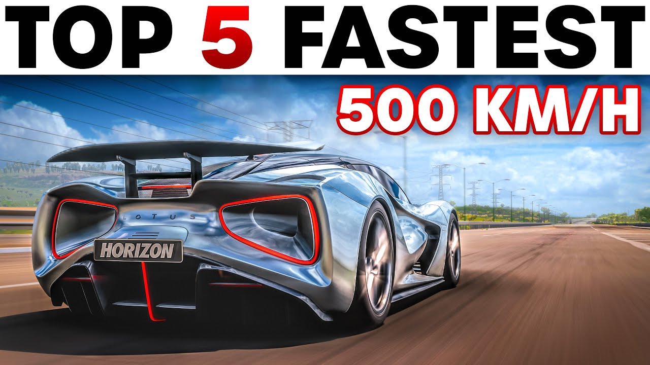 Top 5 Fastest Cars In Forza Horizon 5! - YouTube