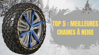 🥇TOP 5 : Meilleures Chaînes à Neige 2025🥇(à regarder avant d'acheter!)