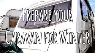 Prepare your caravan for winter storage