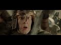 The Lord of the Rings (2003) - Haradrims vs Rohan army (The Mumakil) [4K]