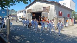 2024 ７月２７日(土) 本宮彌劔神社 神輿子供大蛇 巡行