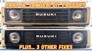 Part 16 DIY Grill Facelift, 3 other fixes, Suzuki Samurai Jimny Sierra