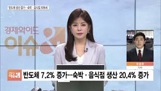 2월 산업생산 2.1% 증가…소비 0.8% 감소