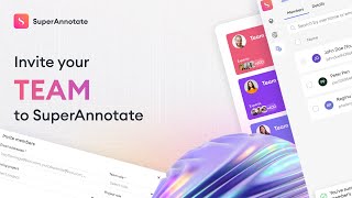 How to invite team members on SuperAnnotate platform