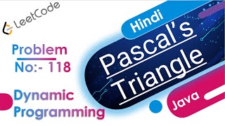 Pascal's Triangle | LeetCode 118 | Java | Hindi | #leetcodejava