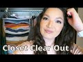 Summer Closet Clear Out! Declutter My Closet With Me