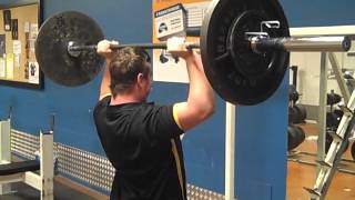 Brandons 70kg Strict Shoulder Press