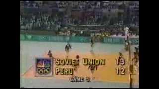 PERU VS USSR SEOUL 88  (Irina Parkhomchuk)