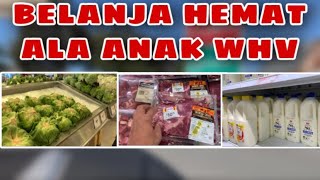 ANAK WHV AUSTRALIA BELANJA KEBUTUHAN APA AJA SETIAP MINGGU?