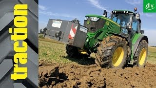 John Deere 6170M im traction-Test