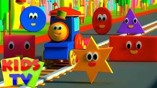 Bob The Train | Adventure with Shapes | Shapes for Children | Shape Song | Kids tv Songs