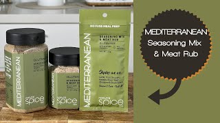 MEDITERRANEAN Seasoning Mix \u0026 Meat Rub | Natural Spice Co