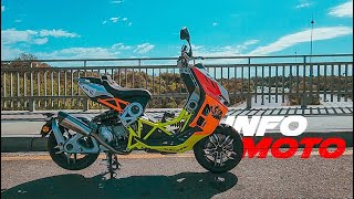 This scooter is insane! | Italjet Dragster Malossi Edition | INFO MOTO