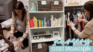 NURSERY CLOSET ORGANIZATION REFRESH FOR BABY 2 // Second Time Mom Organizing a Baby's Closet