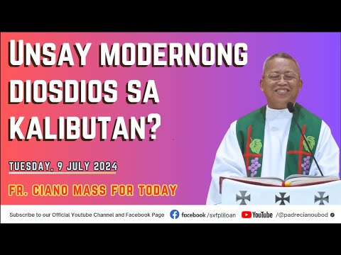 "Unsay modernong diosdios sa kalibutan?" – 7/9/2024 Misa ni Fr. Ciano Ubod sa SVFP.