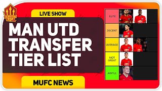 TIER LIST! Manchester United Transfers! Man Utd News