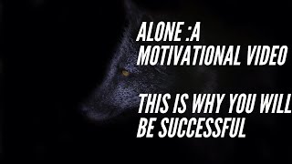 This Is For All Of You Fighting Battles Alone (Walk Alone Speech) | A Motivational Video