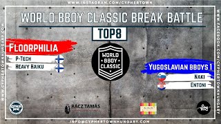 World Bboy Classic Hungary Qualifier | TOP8 | Floorphilia vs Yugoslavian Bboys