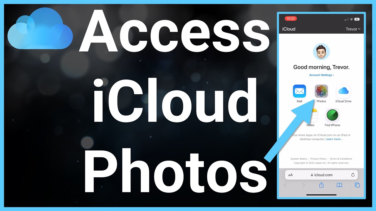 How To Access ICloud Photos On IPhone - YouTube