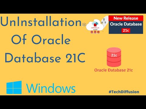 How To Uninstall Oracle Database 21C on Windows