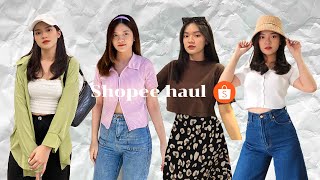 SHOPEE🧡 Try-on Haul เสื้อผ้าน่ารักๆราคาหลักสิบหลักร้อย พร้อมบอกพิกัดไม่มีกั๊ก | Toeywichy