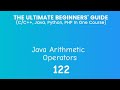 122. Java Arithmetic Operators