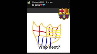 Drawing football clubs logos off memory! Barcelona! #football #barcelona #soccer