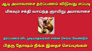 ஆடி அமாவாசையன்று பித்ருக்களுக்கு எப்படி தர்ப்பணம் செய்வது பெண்கள் தர்ப்பணம் செய்யலாமா/Advaita7