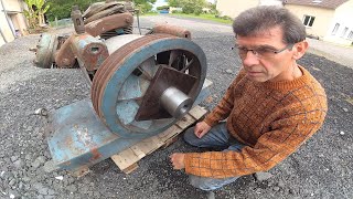 Entrainement  d'un compresseur sur prise de force d'un tracteur .