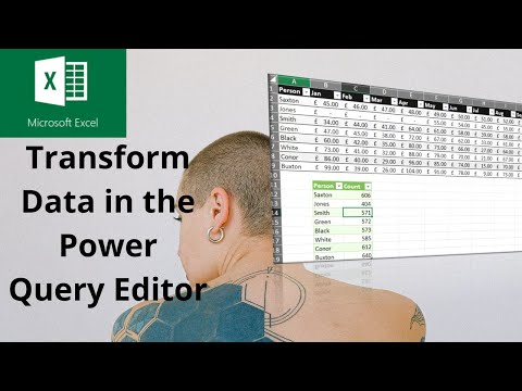 How to transform data using the Power Query Editor in Microsoft Excel