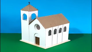 Como hacer una IGLESIA de CARTON