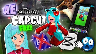 HOW TO MAKE AN AE VELOCITY EDIT ON CAPCUT MOBILE?!😨